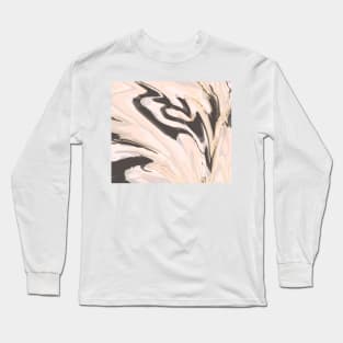 Pastel marble - blush pink Long Sleeve T-Shirt